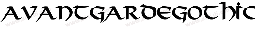 AvantgardeGothicC Bo字体转换